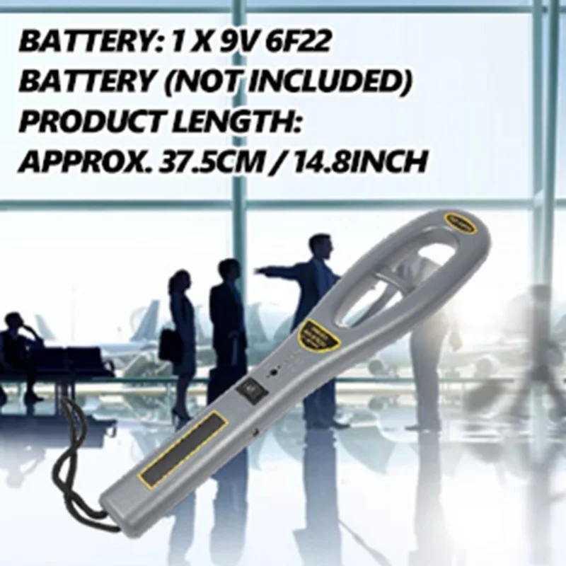 1x Portable High Sensitivity Handheld Security Hunter Finder Metal Scanner Detector Lightweight