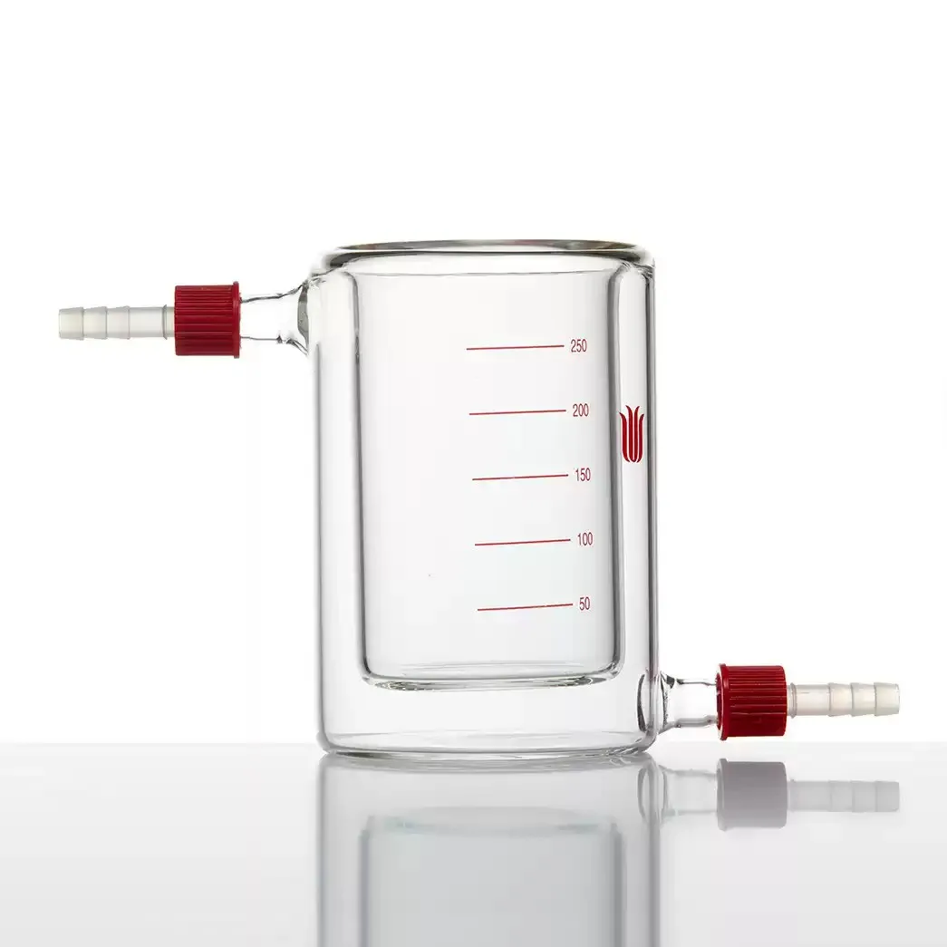 Synthware Borosilicate Glass Jacketed Beaker with Removable Spout B18 50ml-2000ml B180050Z,1PCS 50ml To 1000ml Beaker
