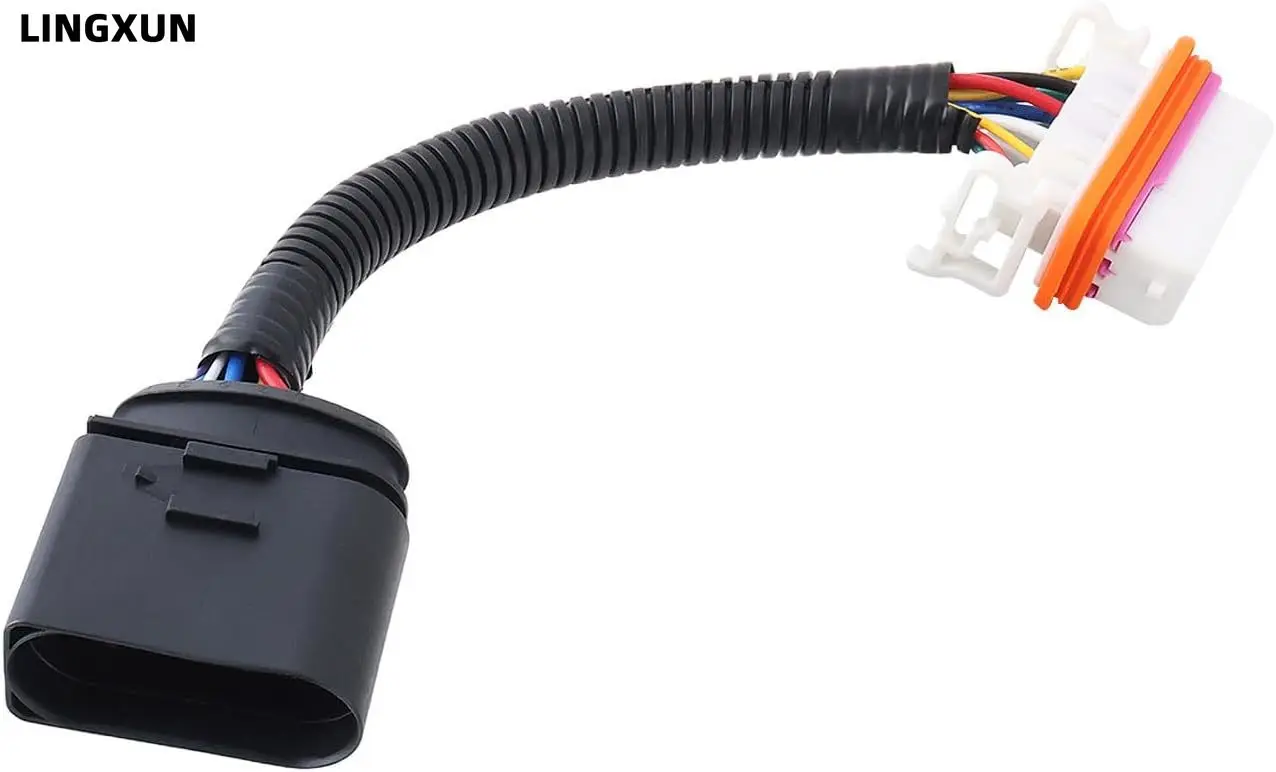 The Lord of the Tools 12 Pin Car Headlight Contact Harness Connector Compatible with VW Touareg 1 (7L) 2003-2007