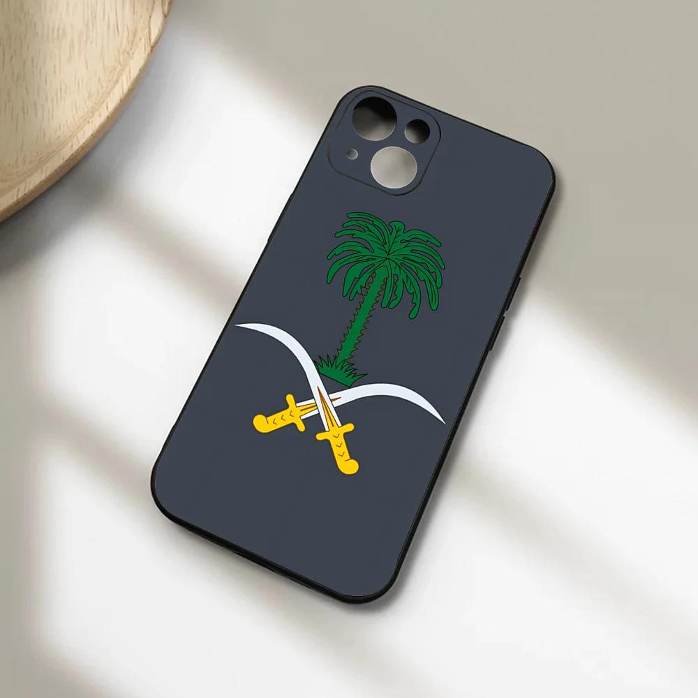 Kingdom Of Saudi Arabia Flag Phone Case For Iphone 15 11 13 14 15 16 Pro Max 7 8 Plus X Xr Xs Max Se2020 12mini Cover Case