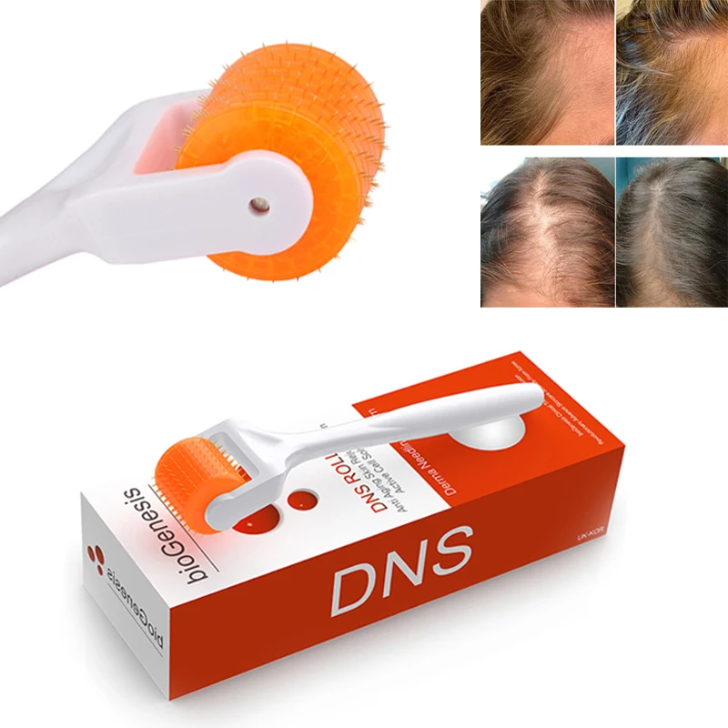 DNS Derma roller Edelstahl Mikron adeln Titan Derma pen Mikron adel Mes other apie Anti Haarausfall Gesicht Hautpflege-Tool