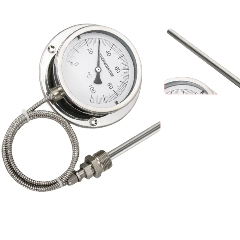 مقياس حرارة مستوى الزيت الشعري الصناعي مستشعر الضغط الصناعي #6