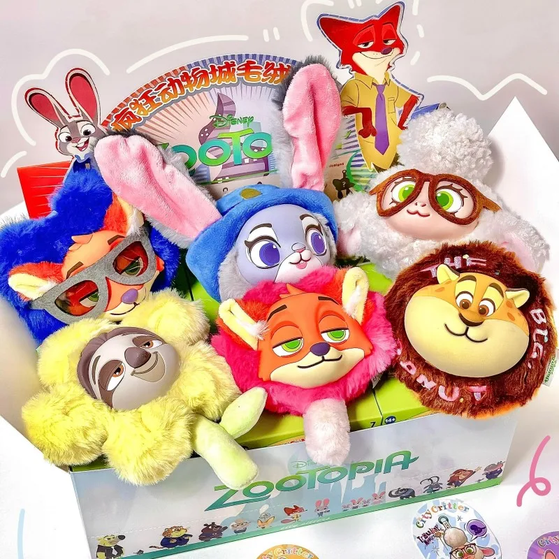 

Disney Zootopia Series, плюшевая слепая коробка, Ник Джуди, загадочная коробка, кукла, сумка, подвеска, декор, орнамент, сумка-сюрприз, коллекционная игрушка, подарки
