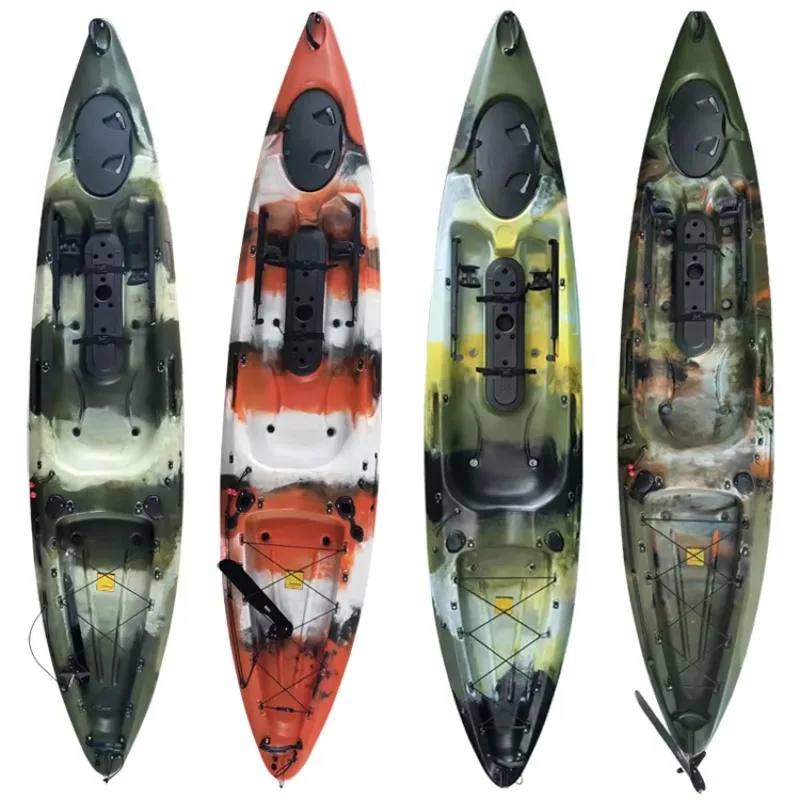 Venta al por mayor, precio bajo, una persona, Pedal Pesc Rigido Doble Kayak a la venta, canoa de pesca Tandem Kayaksxiaowoniu