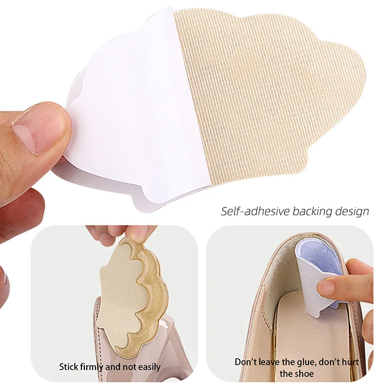 1 Pair Shoe Pads For High Heels Anti-wear Foot Pads Heel Protectors Womens Shoes Insoles Anti-Slip Adjust Size Shoes Accessories