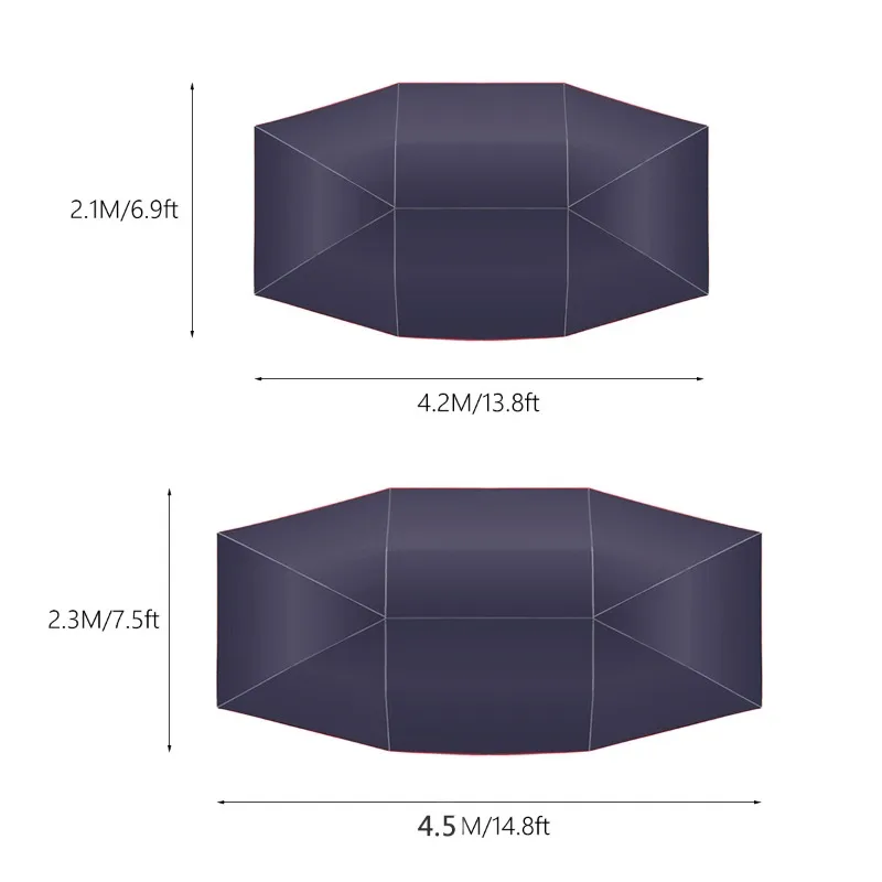 Car insulation hood, sunshade, parasol, car tarp, waterproof and dustproof view 3