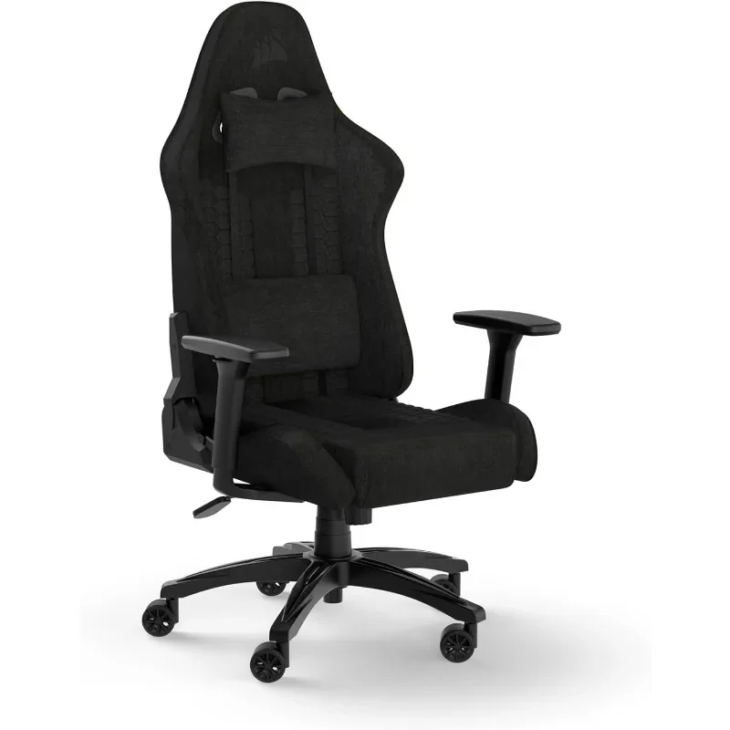 Corsair TC100 Relaxed Gaming Chair, One Size, Black