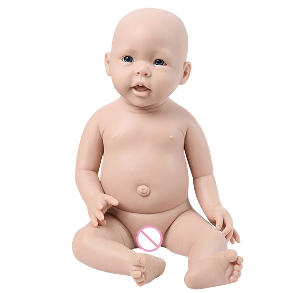 IVITA 100% Silicone Reborn Baby Dolls Unpainted Realistic Baby Dolls Lifelike Newborn Wholesale Toys DIY Blank Toys Kit for Kids