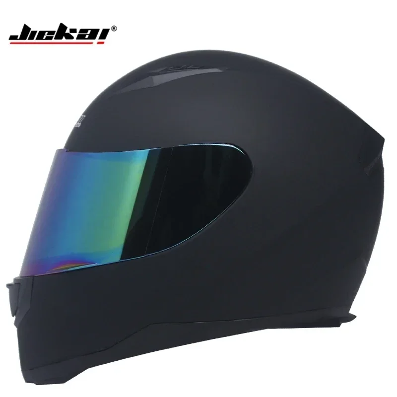 JIEKAI Winter Motorcycle Riding Anti Fog Helmet Anti Fog Lens Full Helmet Safe and Breathable Crash Helmet Motorcycle