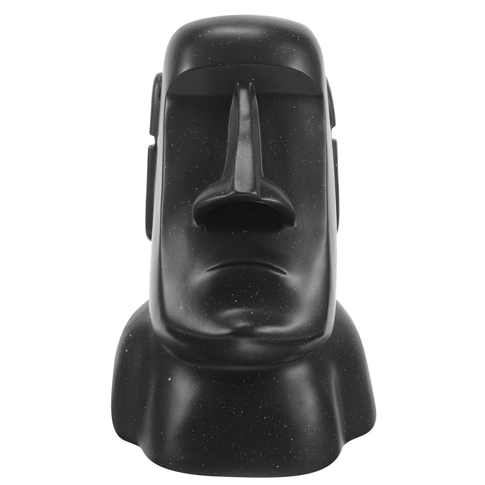 

Moai Tissue Box Cover Resin Organizer Creative Napkin Box for Bathroom Bedroom Kitchen Home Bedroom Dresser Decor