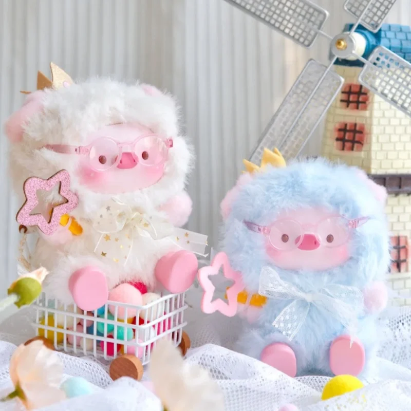 Geegee porco contagem regressiva para desejos série caixa cega porco figura de ação pingentes caixa mistério boneca crianças aniversário feriado brinquedos presentes