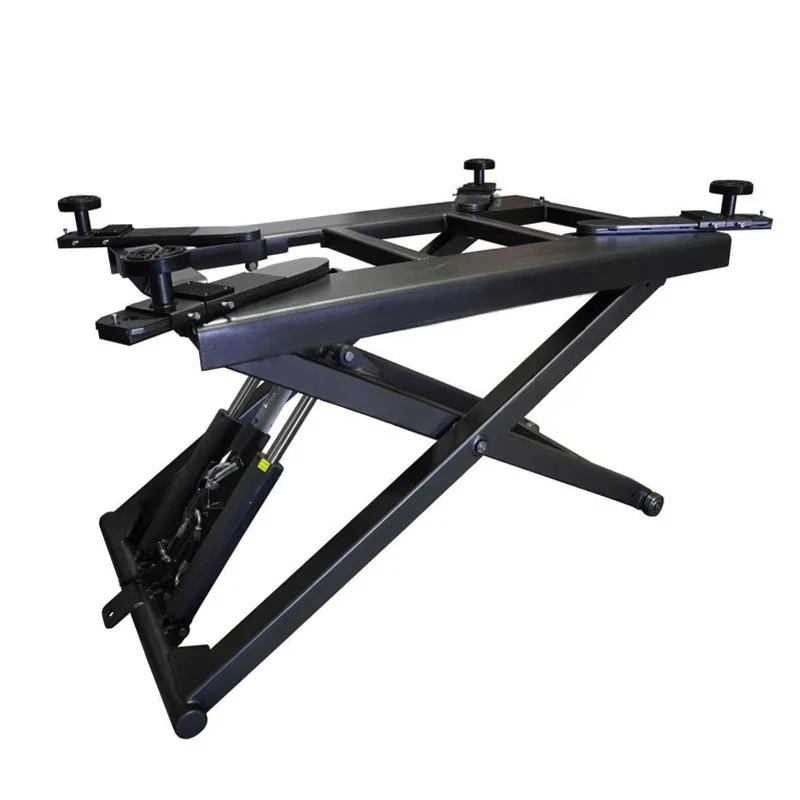Mobile Portable Medium Lift Hydraulic Scissor Car Lift Manual Scissor Car Lift