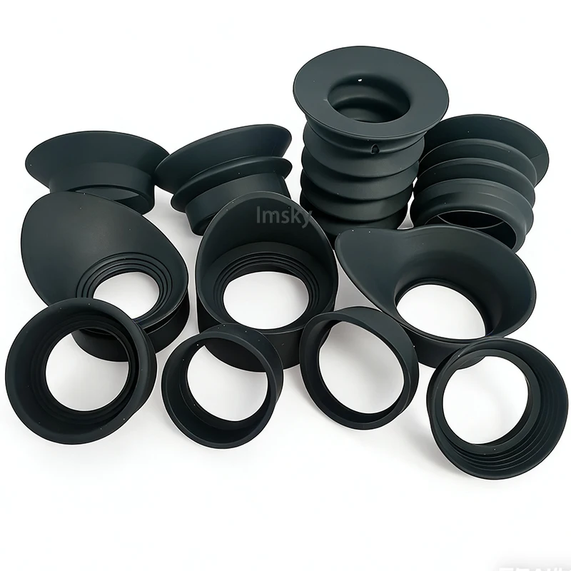 10 PCS 29-48mm Microscope Eyepiece Rubber Eye Shields Eye Guards Telescope Night Vision Scope Eyepiece Eye Cups