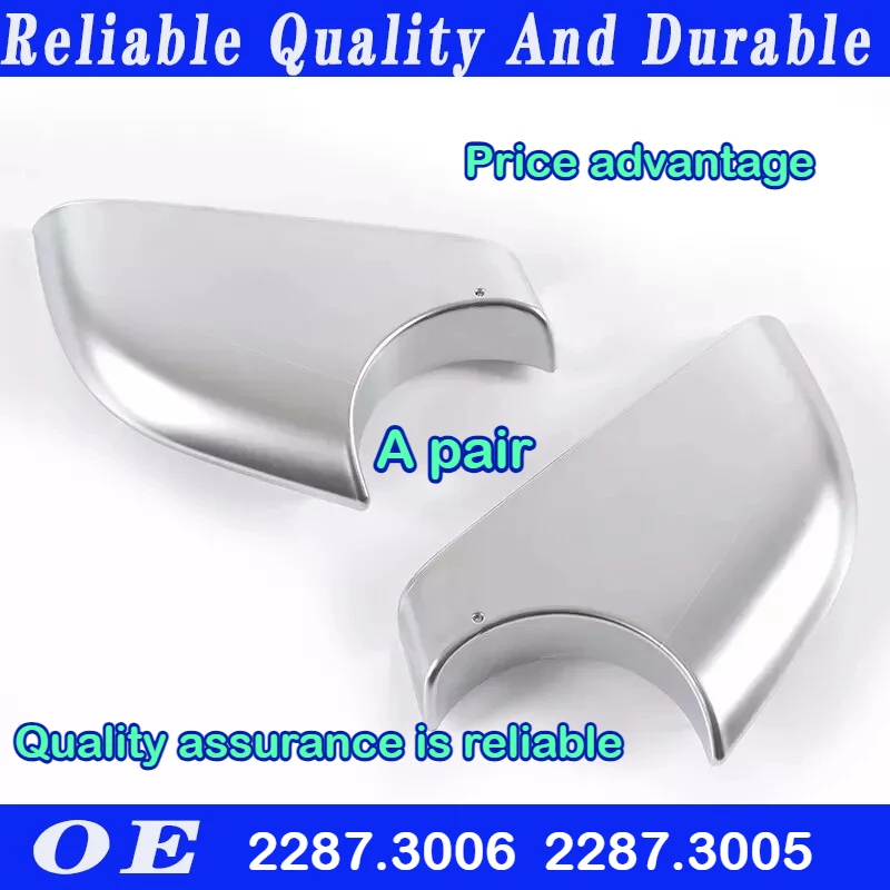 

A pair High quality SideView Mirror Covers Chrome For Tesla Model 3 2017-2022 2287.3006 2287.3005 car accessories