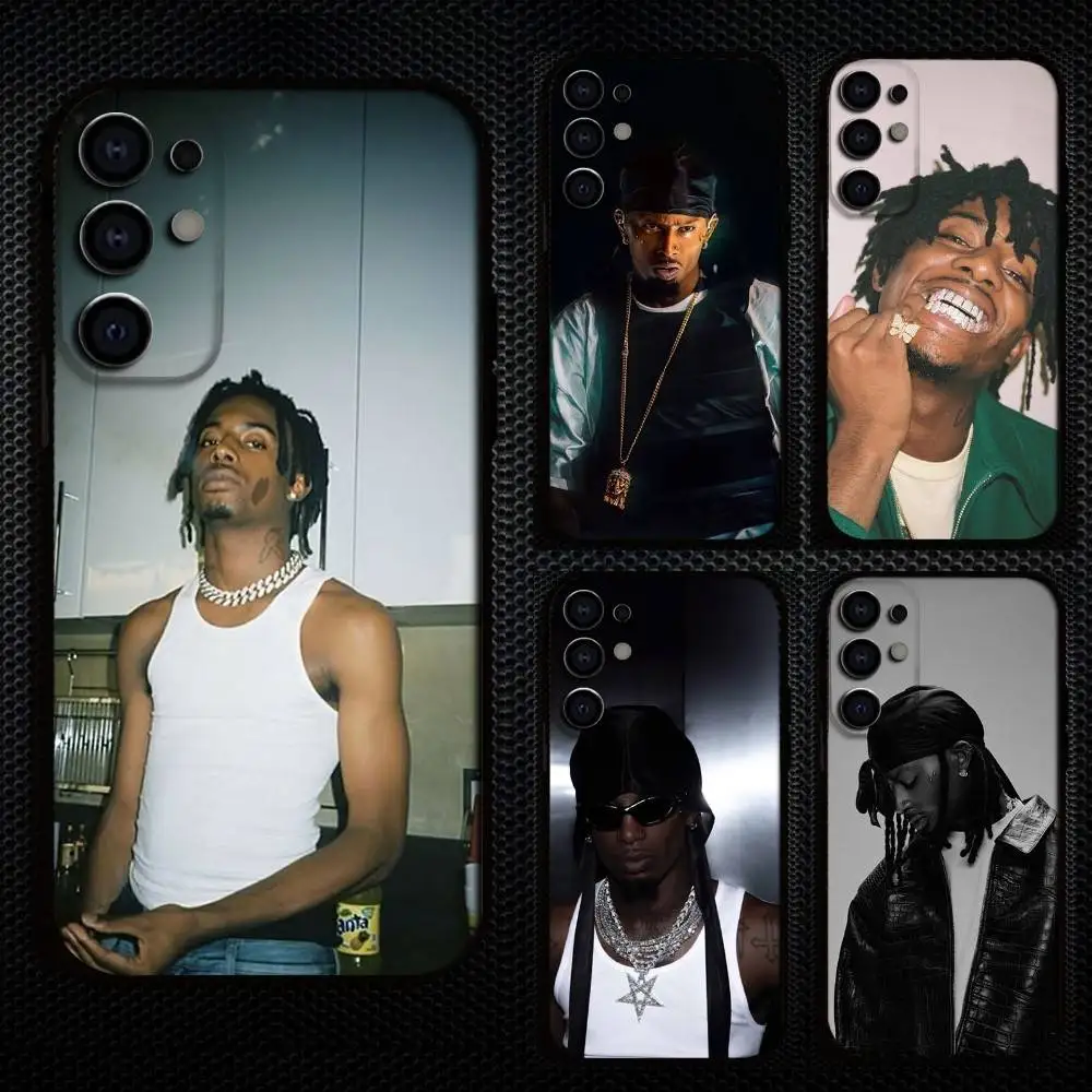 

Rapper P-Playboi C-Carti Phone Case For Samsung S25,S24,S21,S22,S23,S30,Ultra,S20,Plus,Fe,Lite,Note,10,9,5G Black Cover