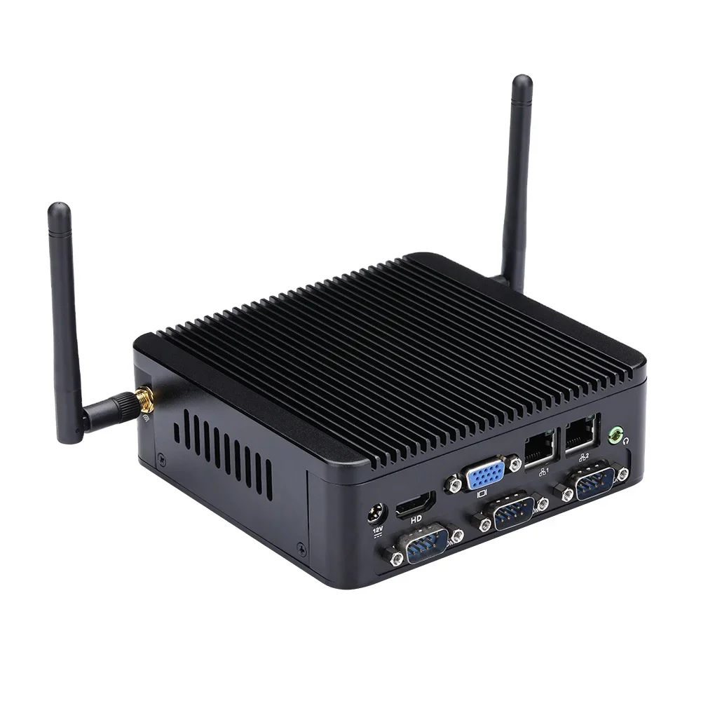 Qotom Cheap Mini Computer Hardware J1900 Processor onboard Quad Core 2.0 GHz For Industrial Use