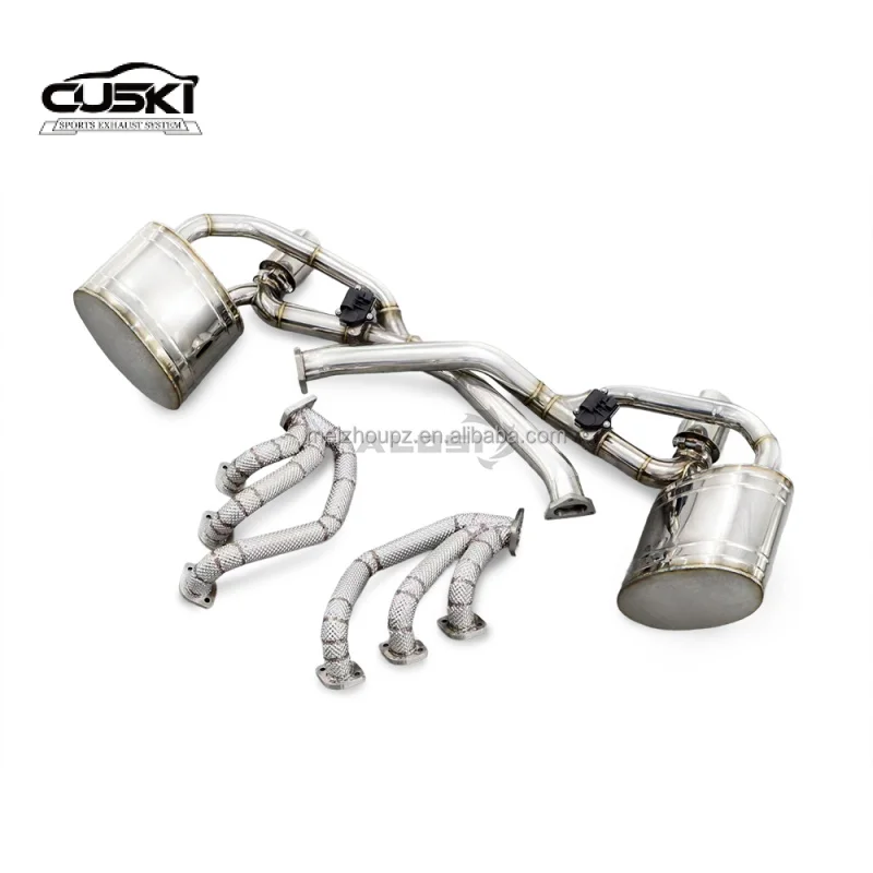 High-performance Full Exhaust System for Porsche 911 997.2 3.6 3.8 2004-2012 Exhaust Manifold Car Exhaust Power Upgrade