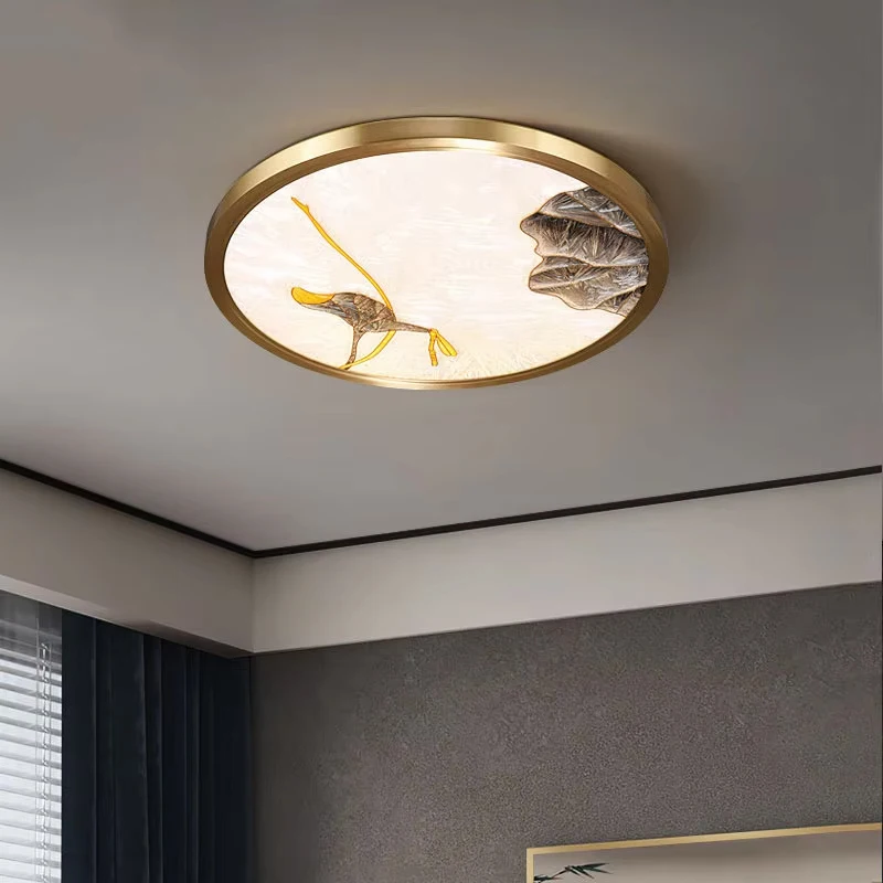 Ultra-thin LED Ceiling Lights For Living Room New Enamel Restaurant Study Ceiling Lamp Creative  Bedroom Decor led Light Fixture
