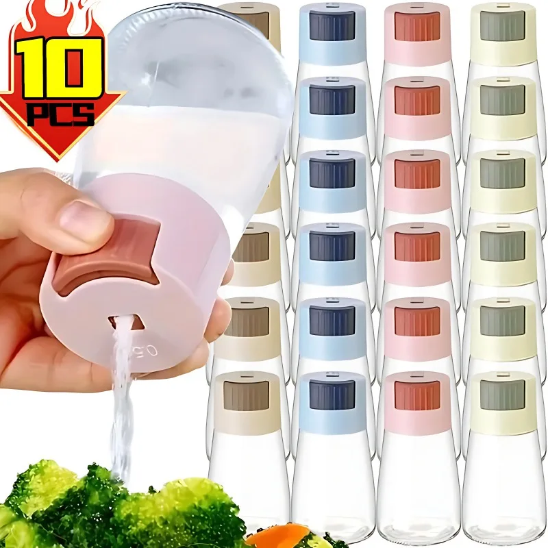 Измерительный дозатор соли, бутылка для сахара, шейкер для специй, перец, банка, контейнер для приправ нажимного типа, количественный контейнер для специй Измерительный дозатор соли, бутылка для сахара, шейкер для специй, перец, банка, контейнер для приправ нажимного типа, количественный контейнер для специй