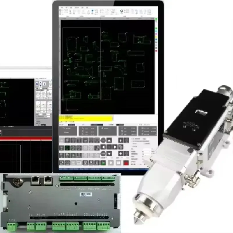 Au3 Tech Fiber Cutting Machine Controller and Auto Focus Head for 6kw 8kw Pulse Etha 3723F SC2000E A620E A630E