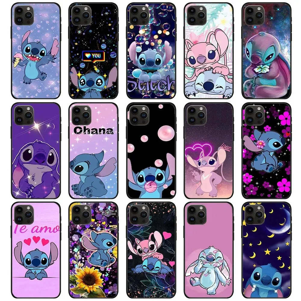 Flexible TPU Case For iPhone 5 5S 6 6S 7 8 SE 13 X XS Mini Plus Pro Max DR-59 Stitch