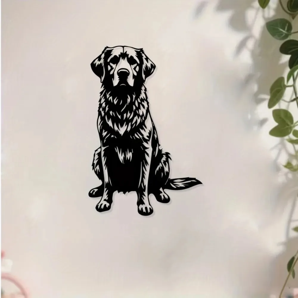 Loyal Dog Aluminum Wall Art Weatherproof Pet Lover Gift Decor