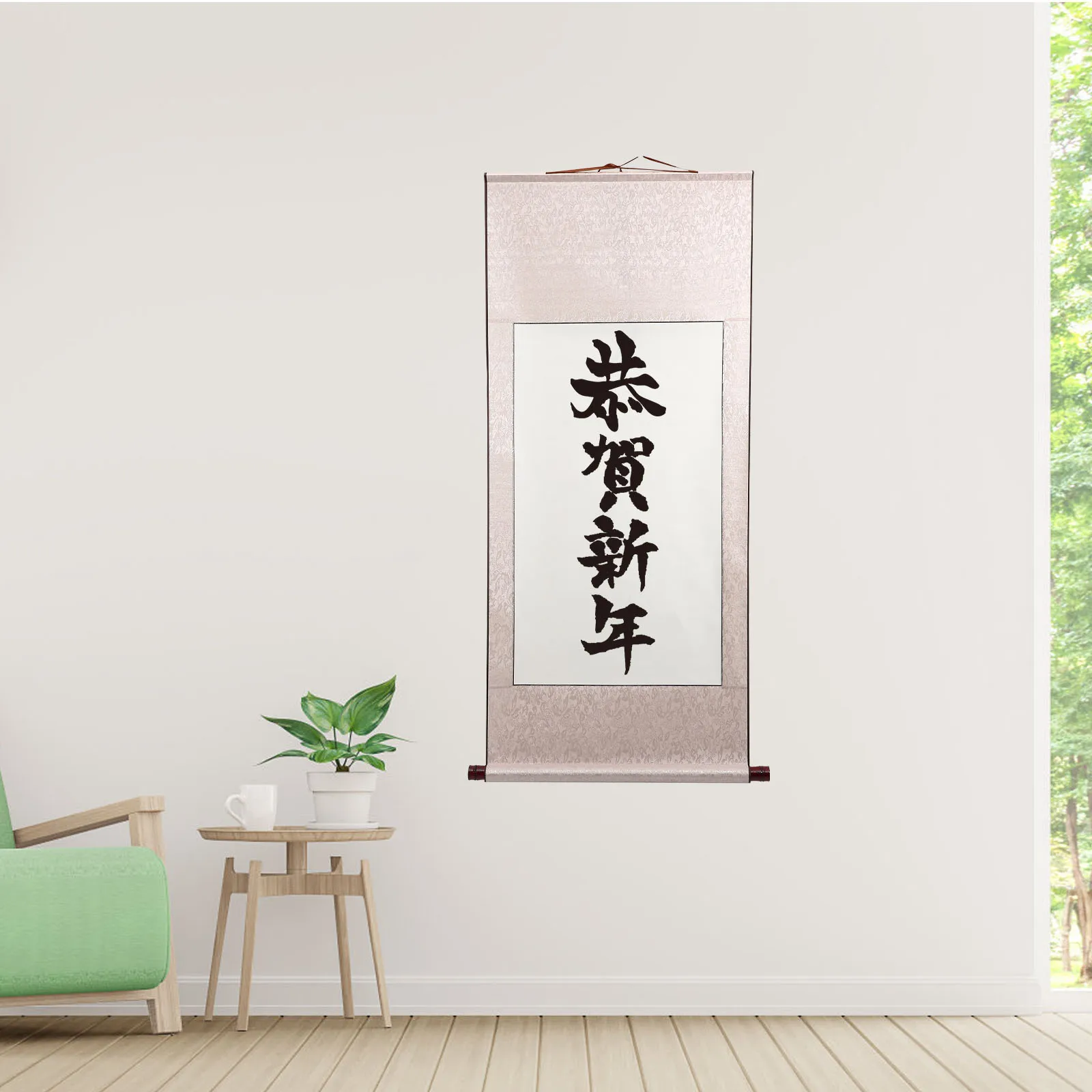 2 قطعة ورق الخط المحمول فارغة ممارسة الكتابة الصينية التمرير متعددة لوازم الزخرفية