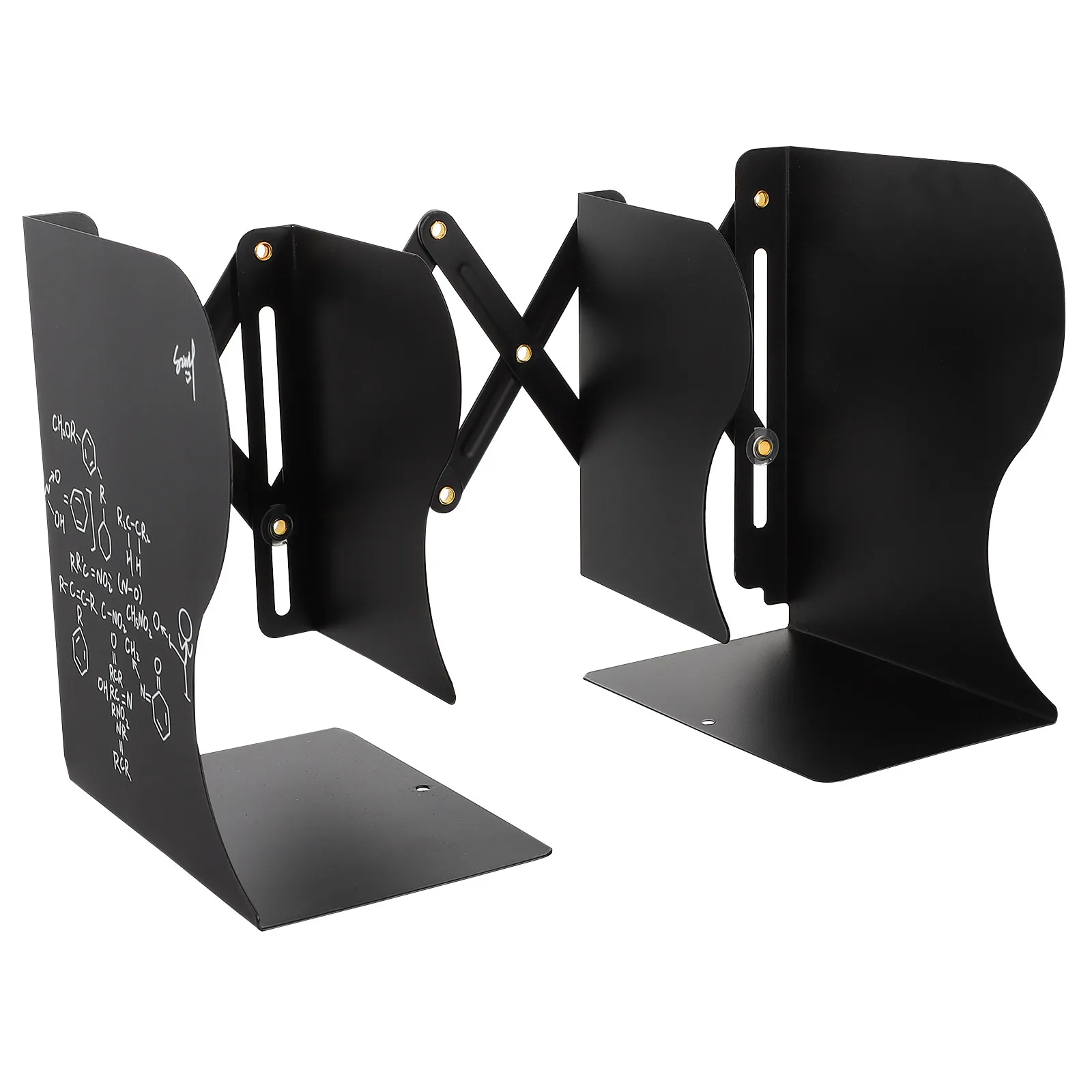 1pcs-retractable-book-rack-folding-table-bookshelf-heavy-duty-iron-desktop-book-clip-for-school-office-study-room-bookcase