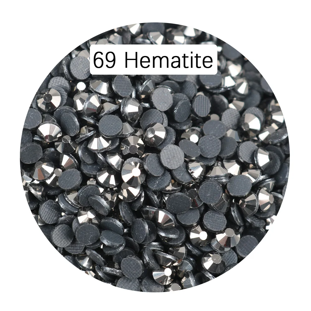 DMC AB Kleur Hotfix Steentjes SS6 SS10 SS16 SS20 Kristalglas Betere steen met lijm op plaksteen M-foild hittepersstenen
