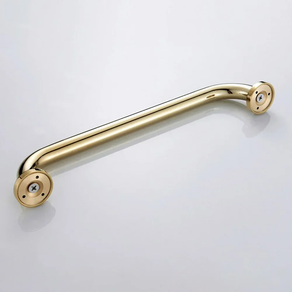 Grab Hand Bar 30cm Bathroom Tub Toilet Handrail stainless steel Grab Bar Shower Safety Support Handle Towel Rack Gold Finished