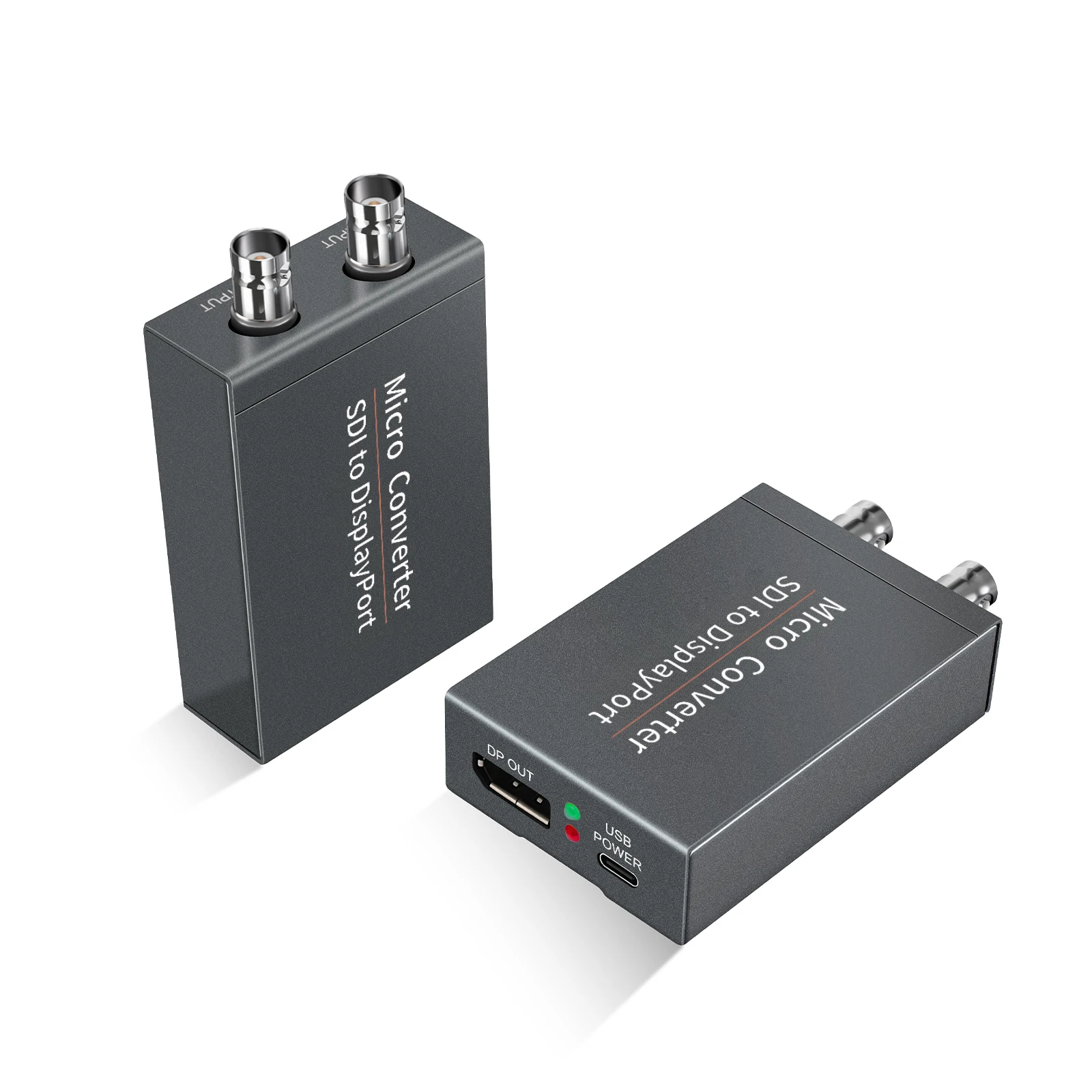 HD BNC 3G SDI To DisplayPort Video Converter Display Adapter with Loop Audio Auto Format Detection for Camera To TV Monitor