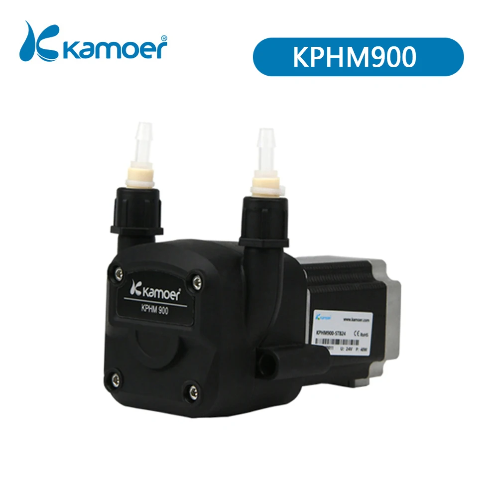 

Kamoer KPHM900 Peristaltic Dosing Pump 900ml/min 24V Stepper Motor Adjustable Flow Self-priming Pump with High Flow B24 6.4x11.4