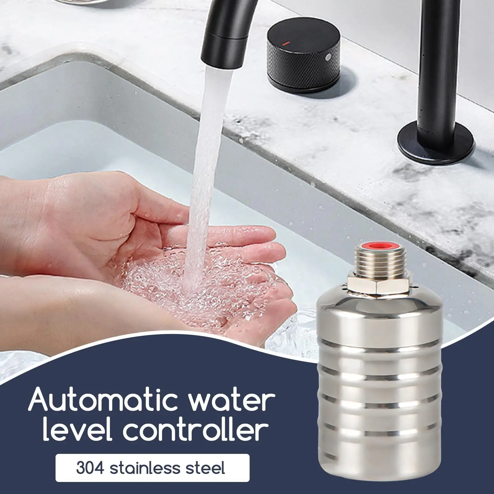 Électrovanne Automatic Water Level Control Valve 304 Stainless Steel 1/2\ Eau et vapeur — détail 3