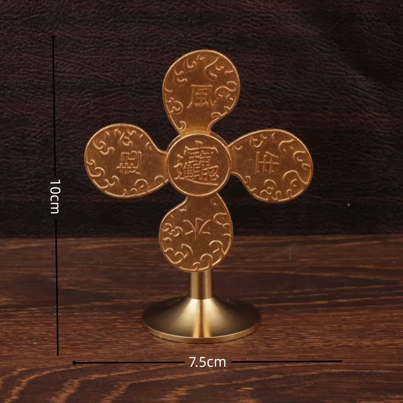 Alloy Cornucopia Lucky Decoration Jinbao Amass Fortunes Metal Ornaments Windmill Turning