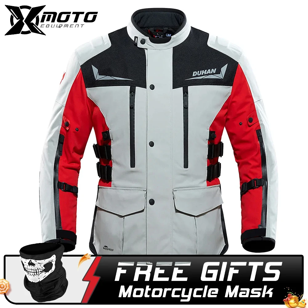 Winter Motorcycle Man Warm Jacket Built-in Heated Cycling Warm Weatherproof Jacket Race Motorcycle Riding Heated Jacket Comforts