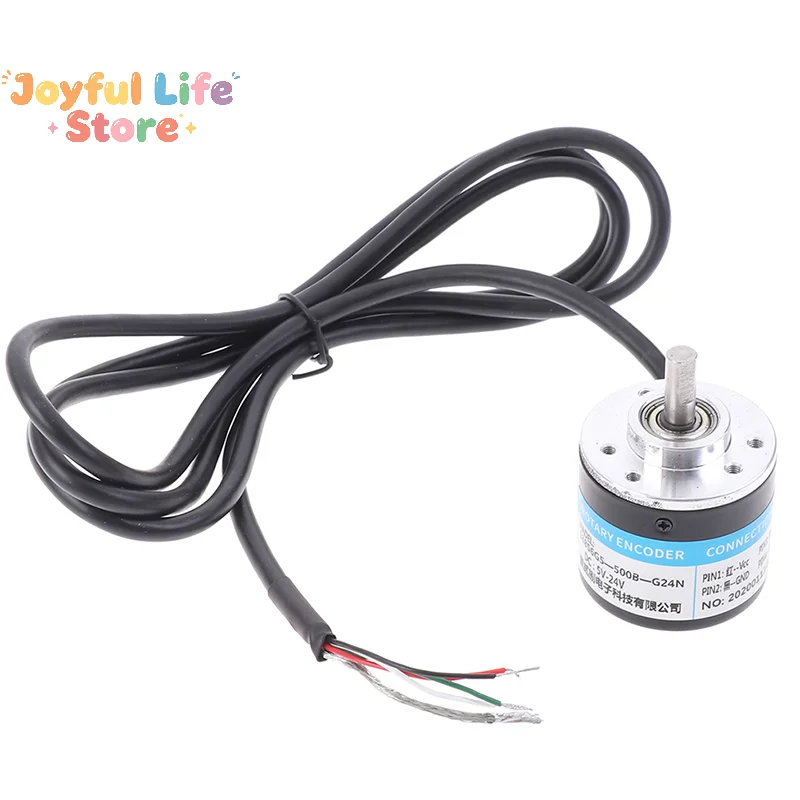 Hot 1PC 100/200/360/400/500/600P/R Photoelectric Incremental Rotary Encoder 5V-24V