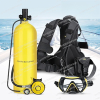 DIDEEP 4L Scuba Breathing Apparatus X7000 Portable Diving and Snorkeling Equipment Kit Diving Rebreather