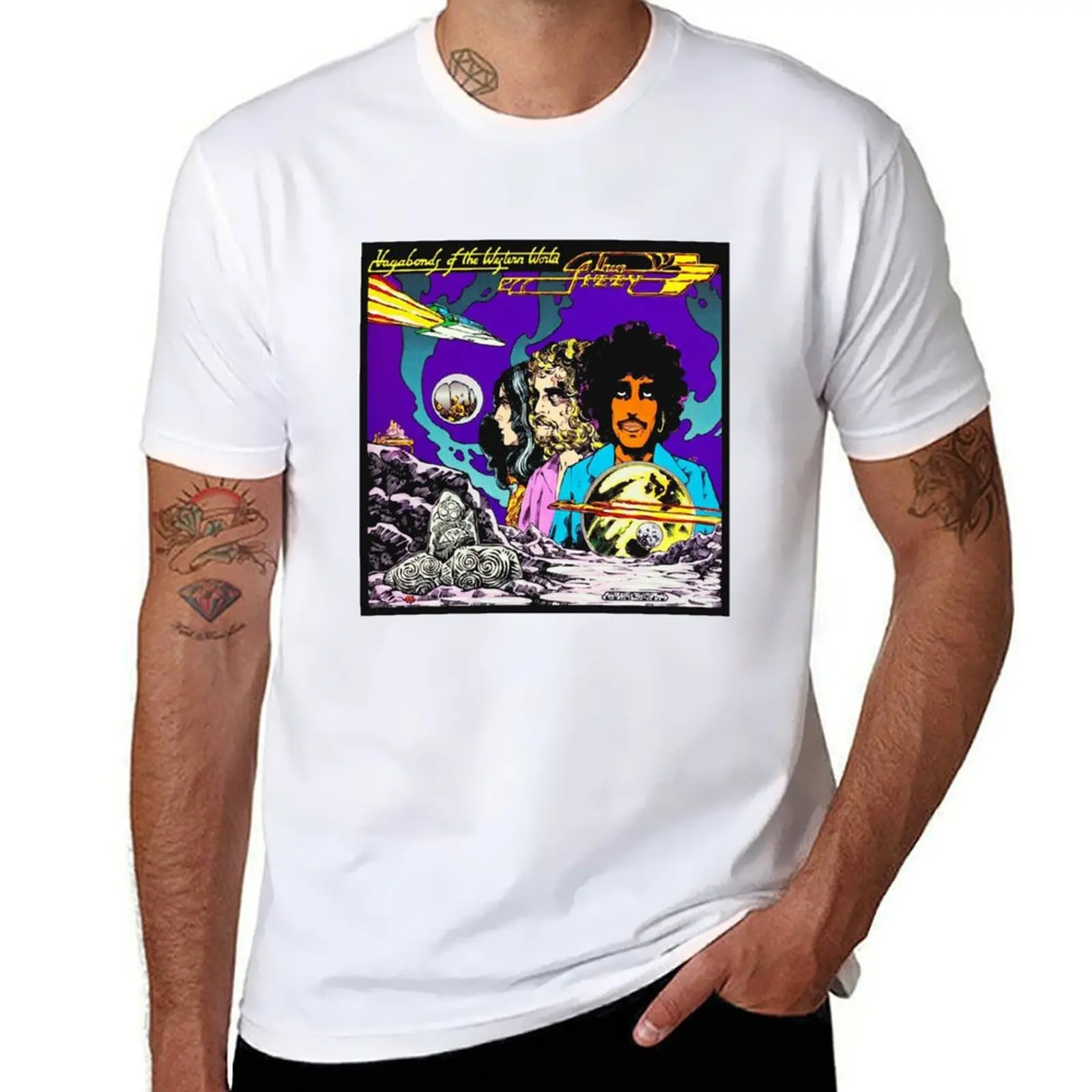 

Thin Lizzy T-Shirt mens graphic t shirts t shirt man plain T-Shirt
