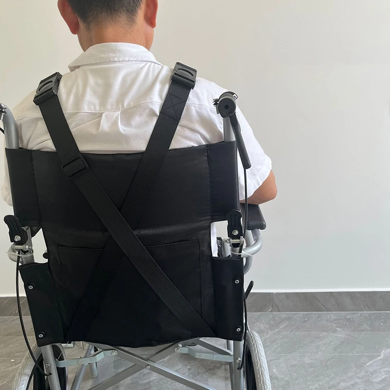 

Wholesale Vest-Style Backrest Wheelchair Girdle Patient Wheelchair Anti-Fall Restraint Support Fixed Protective Strap