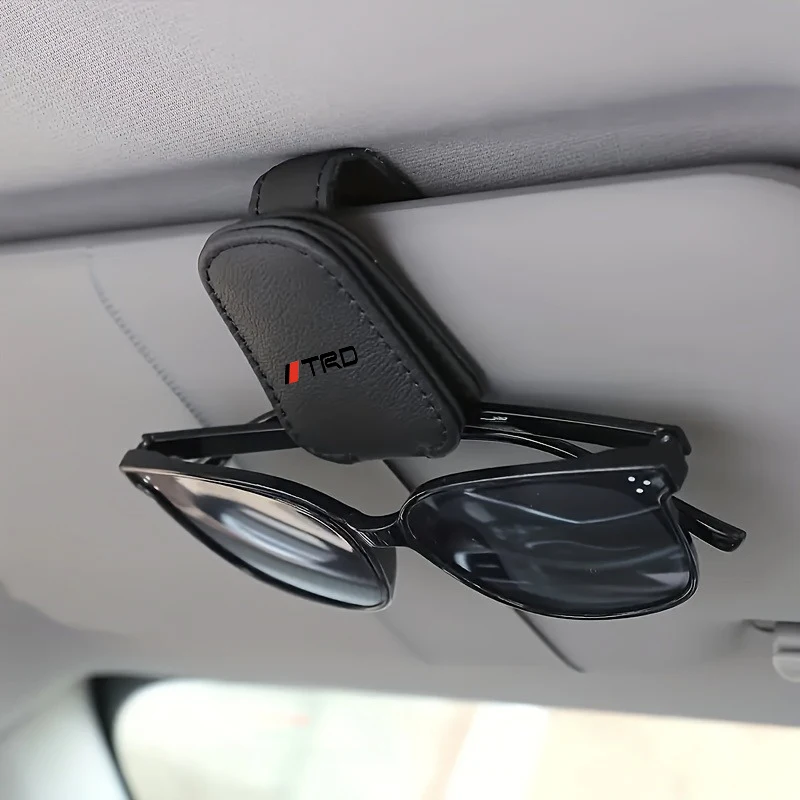 

Universal Car Sunglasses Holder Car Magnetic Clip For Toyota TRD Logo Corolla Chr Avensis Yaris Camry Racing