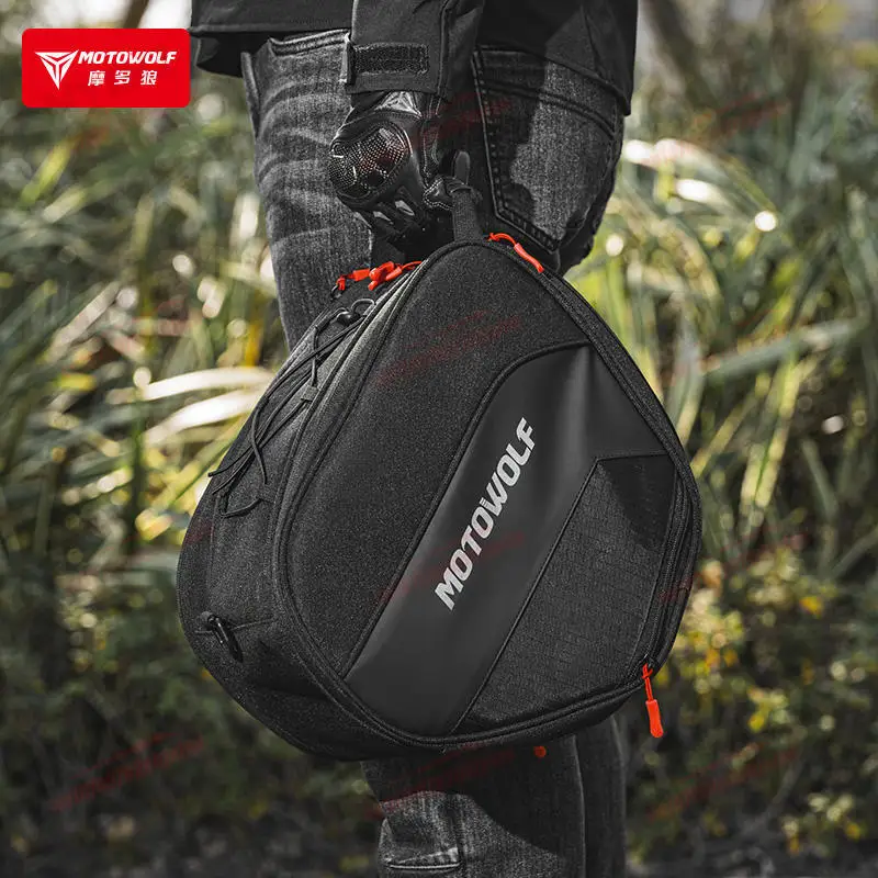 MOTOWOLF Motorcycle Men's Special Fuel Tank Bag Waterproof Durable Large Capacity Motorcycle Travel Scooter Rider Riding Bag view 6