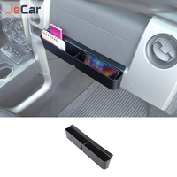 ABS Car Co-pilot Armrest Storage Box Organizer Center Console Stowing Tidying For Ford F150 Raptor 2009-2014 Car Accessories