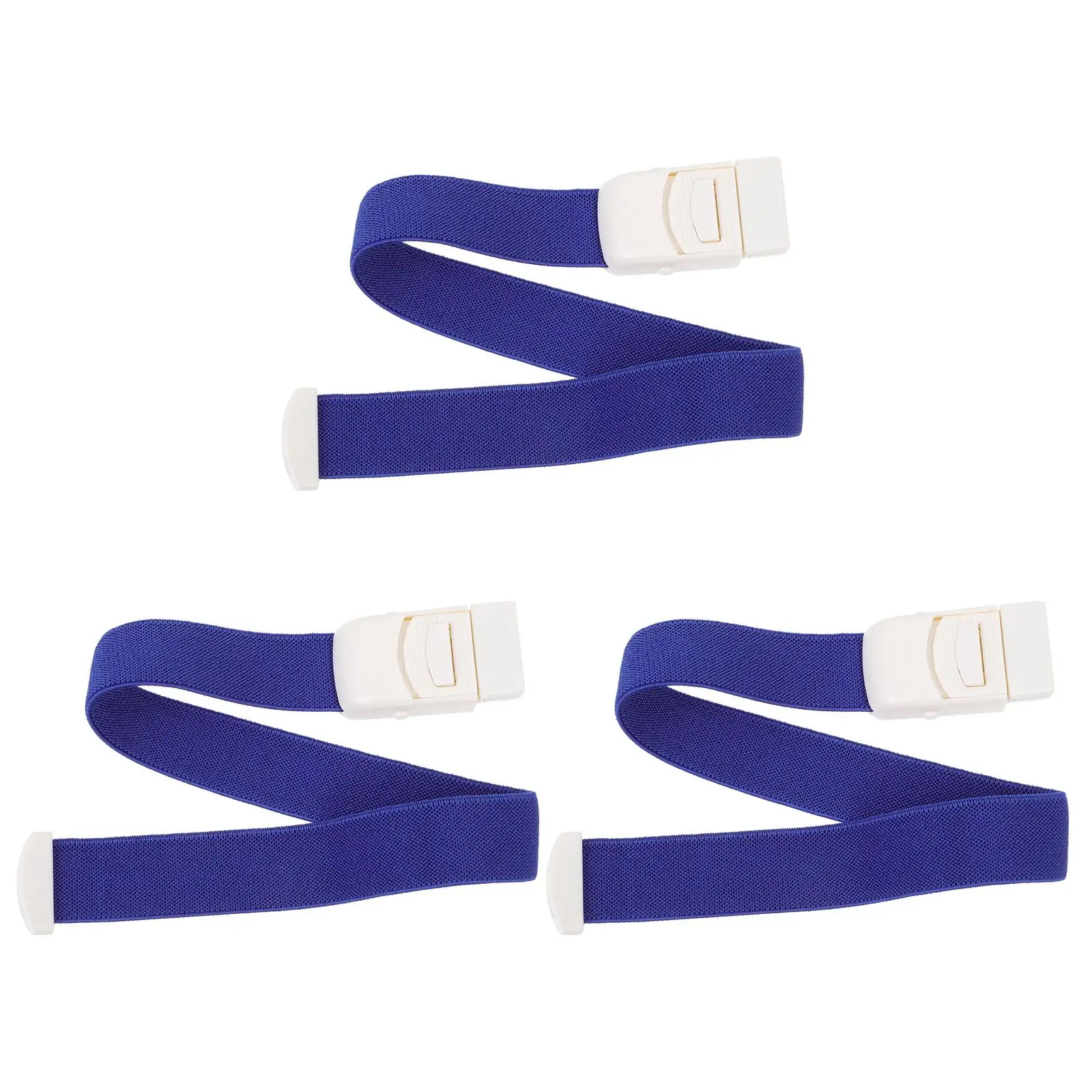 

3 pcs Tourniquet Elastic Adjustable Buckle Fitness Outdoor Household Emergency Nylon Vibrant Colors Stop Bleeding