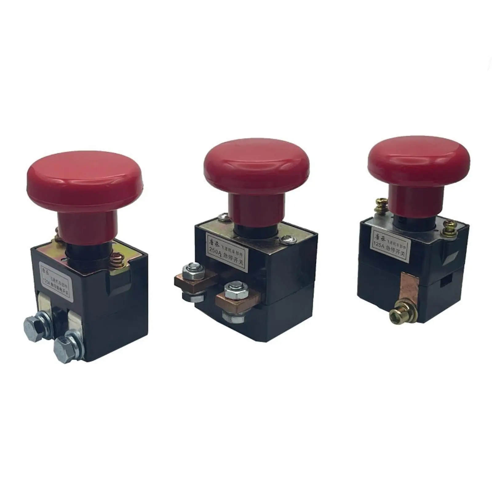 

Emergency Power Cutoff Switch Plastic Heavy Duty Push Button E Stop Replacement for Technical Information Forklift Safety System