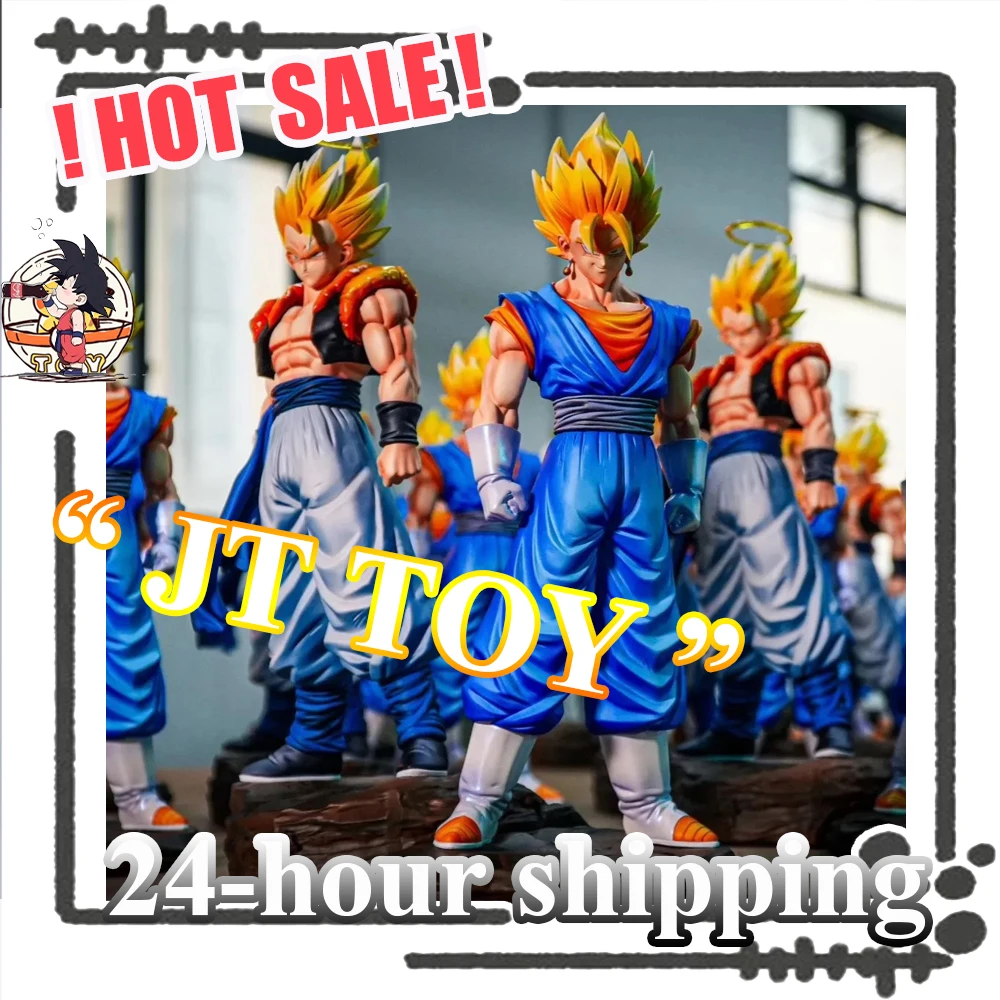 

In Stock New 30cm JT Toys Dragon Ball Anime Figure Gogeta Figure Vegetto Figures PVC Statue Collection Model Desktop Toy Gifts