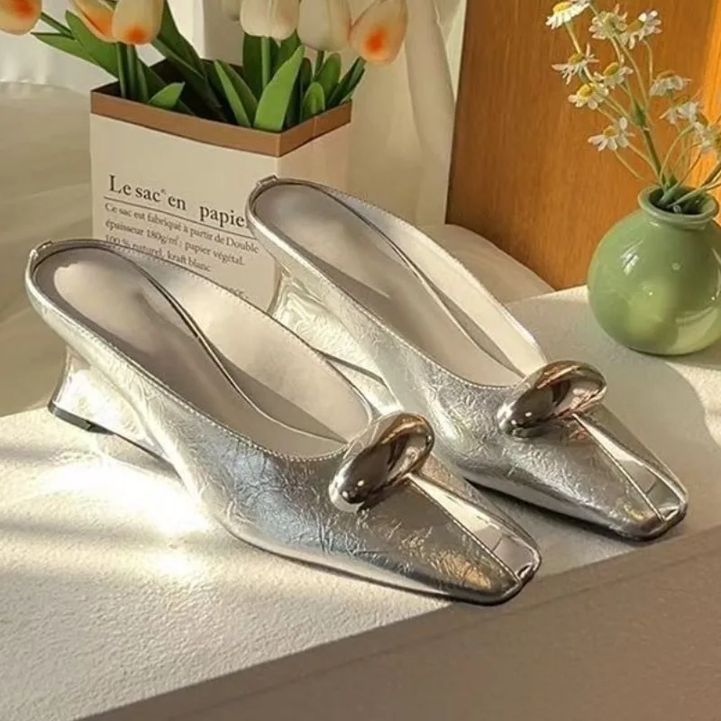 Square Toe Women Sl… - image