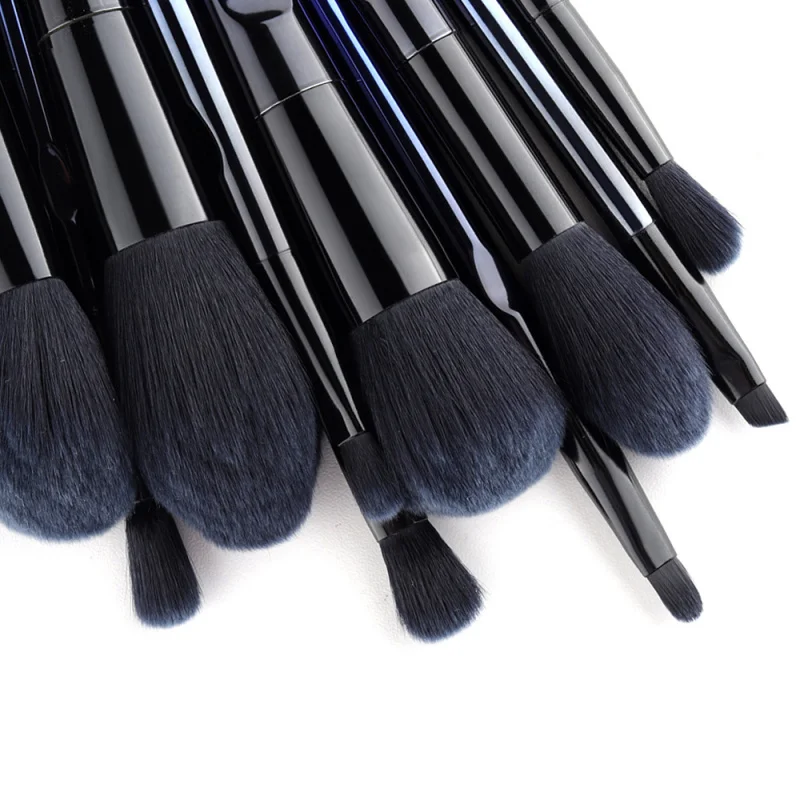Nouveau bleu Enchantress10 ensemble de pinceaux de maquillage poudre libre Blush réglage brosse doux et confortable outils de beauté