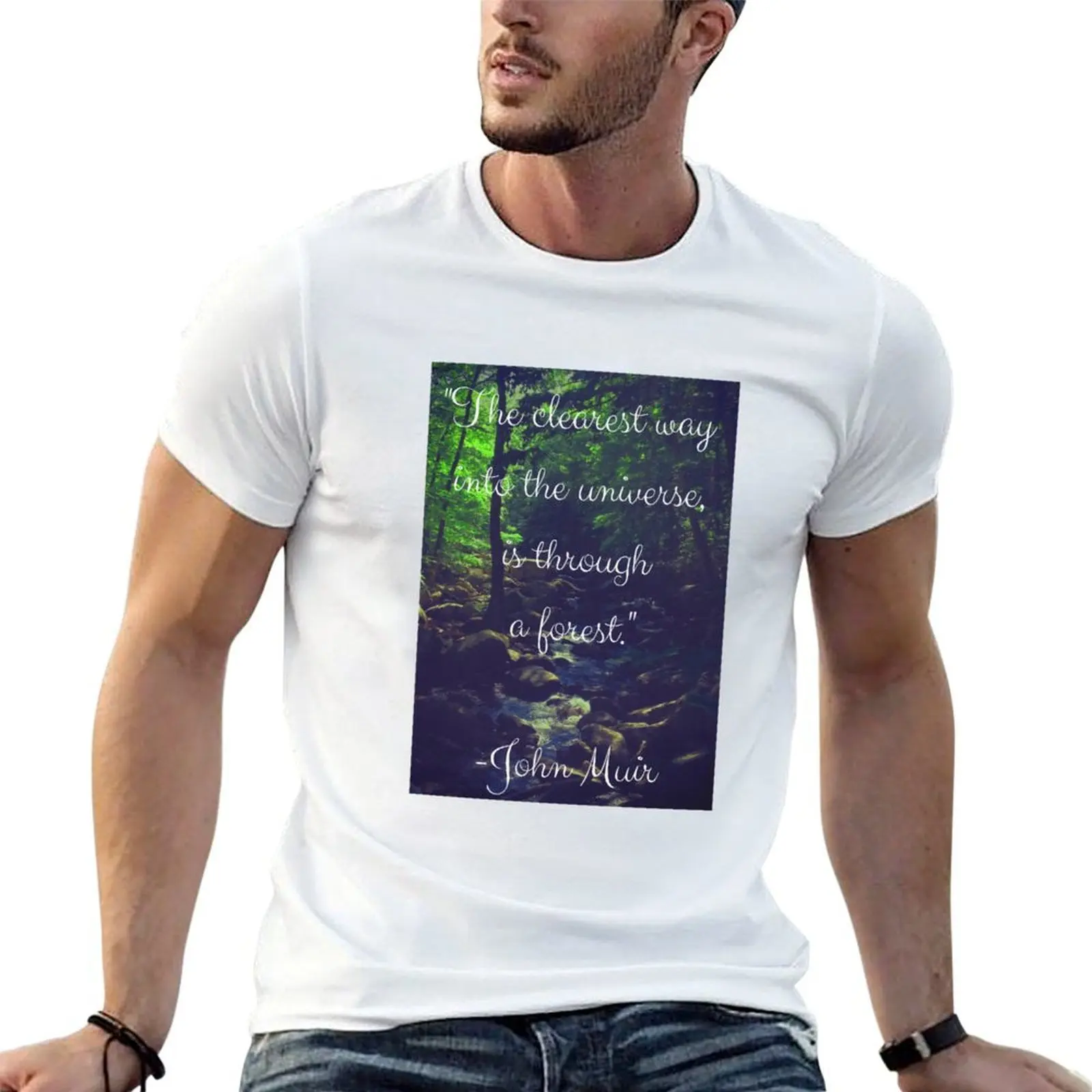 

Inspirational Nature: John Muir T-Shirt t shirt man designer anime t shirts for man T-Shirt