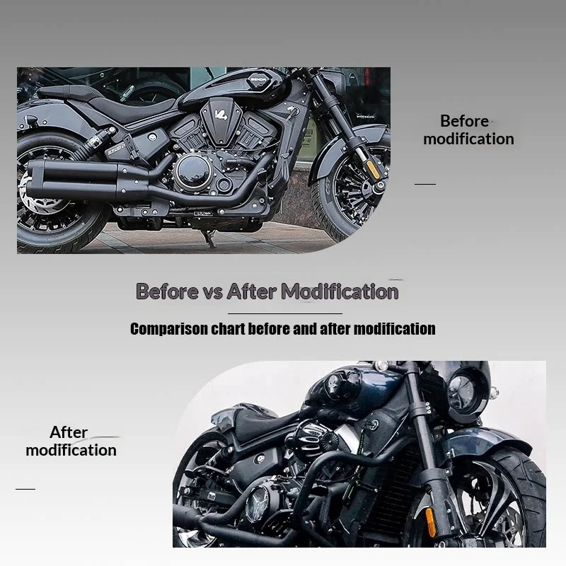【Premium】For Greystone 250/300 Modified Retro Air Filter Mushroom Head Air Filter Motorcycle Modification Parts