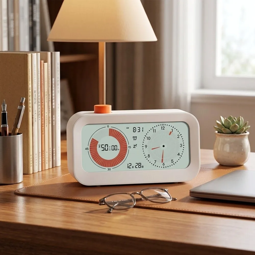ABS Visual Timer Alarm Calendar Display Count Up/Down Function Digital Timer Battery Operated Sound Reminder
